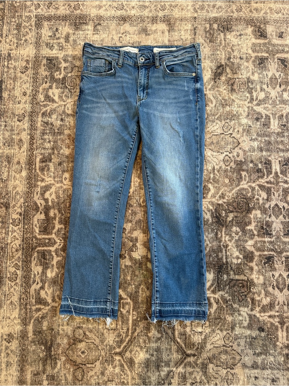 Pilcro & The Letterpress High Rise Flare Jeans